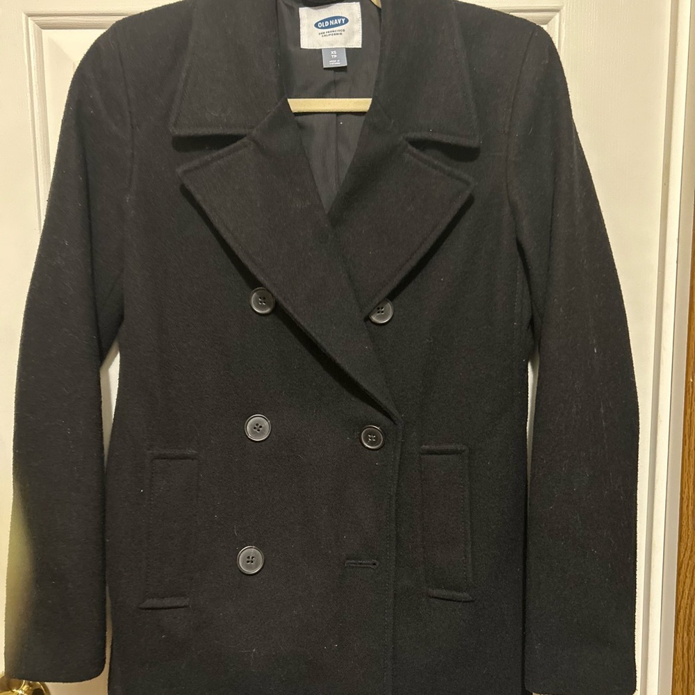 Old Navy Women's Charcoal Peacoat